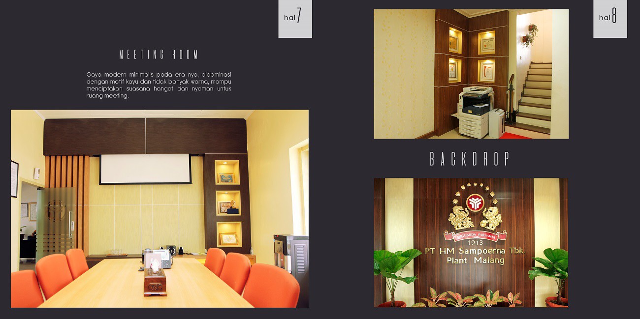 Interior Lobby dan Meeting Room HM Sampoerna
